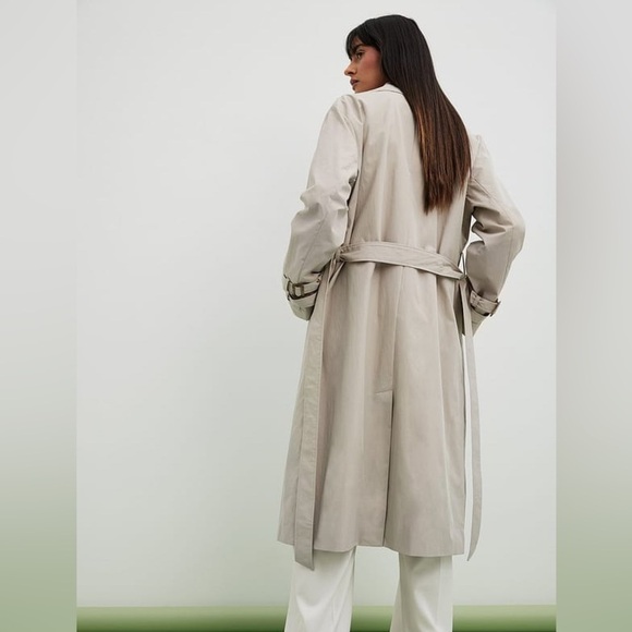NA-KD Double Buttoned Trench coat - Picture 2 of 9
